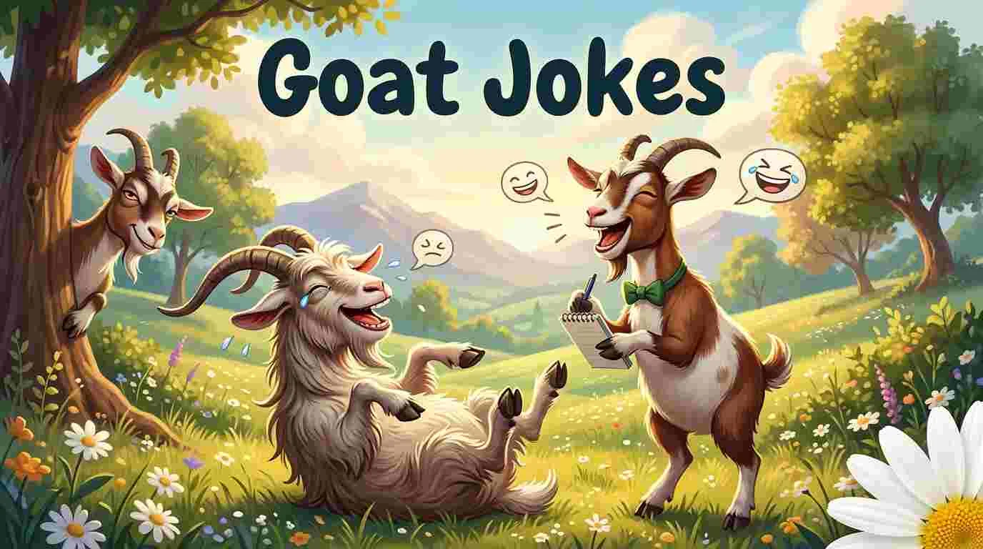 hilarious goat jokes with jokes generator