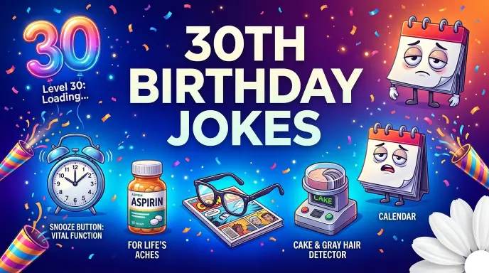 30Th birthday jokes with joke generator