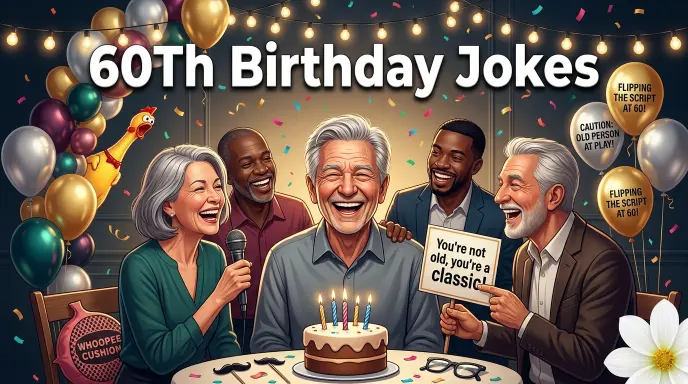 60Th birthday jokes with joke generator