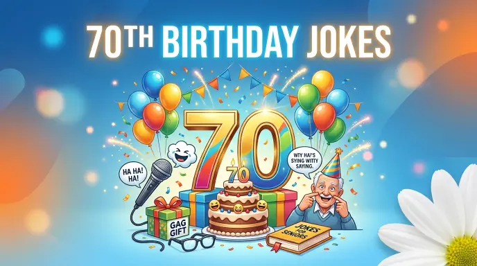 70th birthday jokes with joke generator