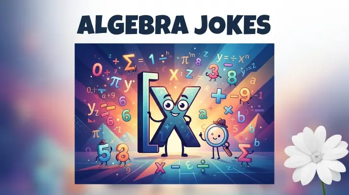 Algebra jokes with joke generator