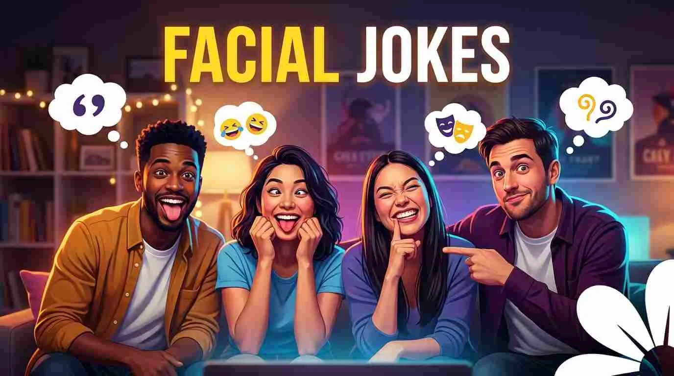 facial jokes with joke generator