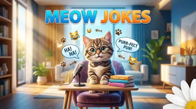meow jokes with joke generator