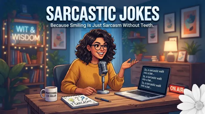 Sarcastic jokes with joke generator