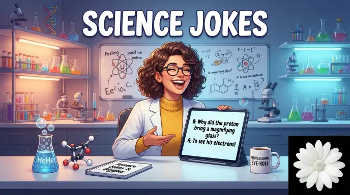 Science jokes with joke generator