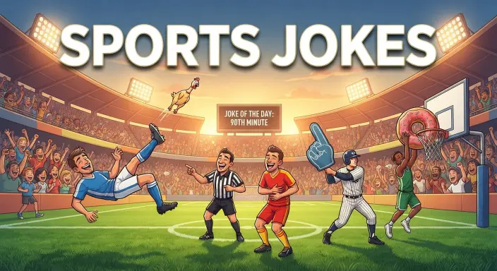 Sports jokes with joke generator