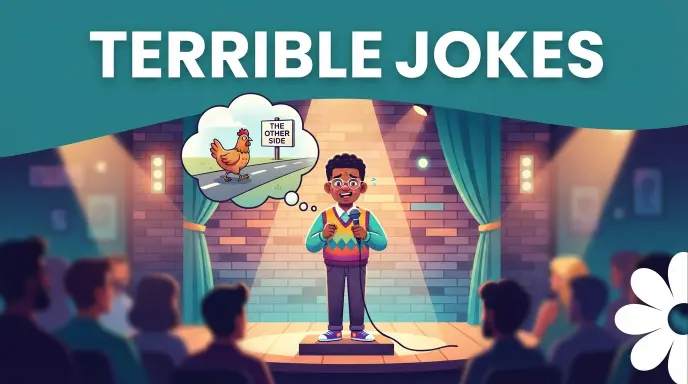 Terrible jokes with joke generator