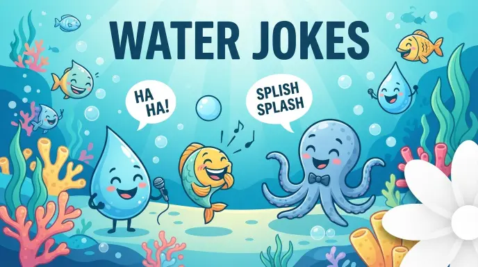 Water jokes with joke generator